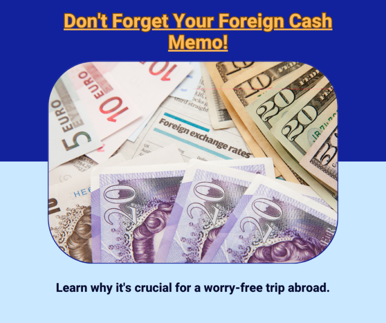 foreign cash memo