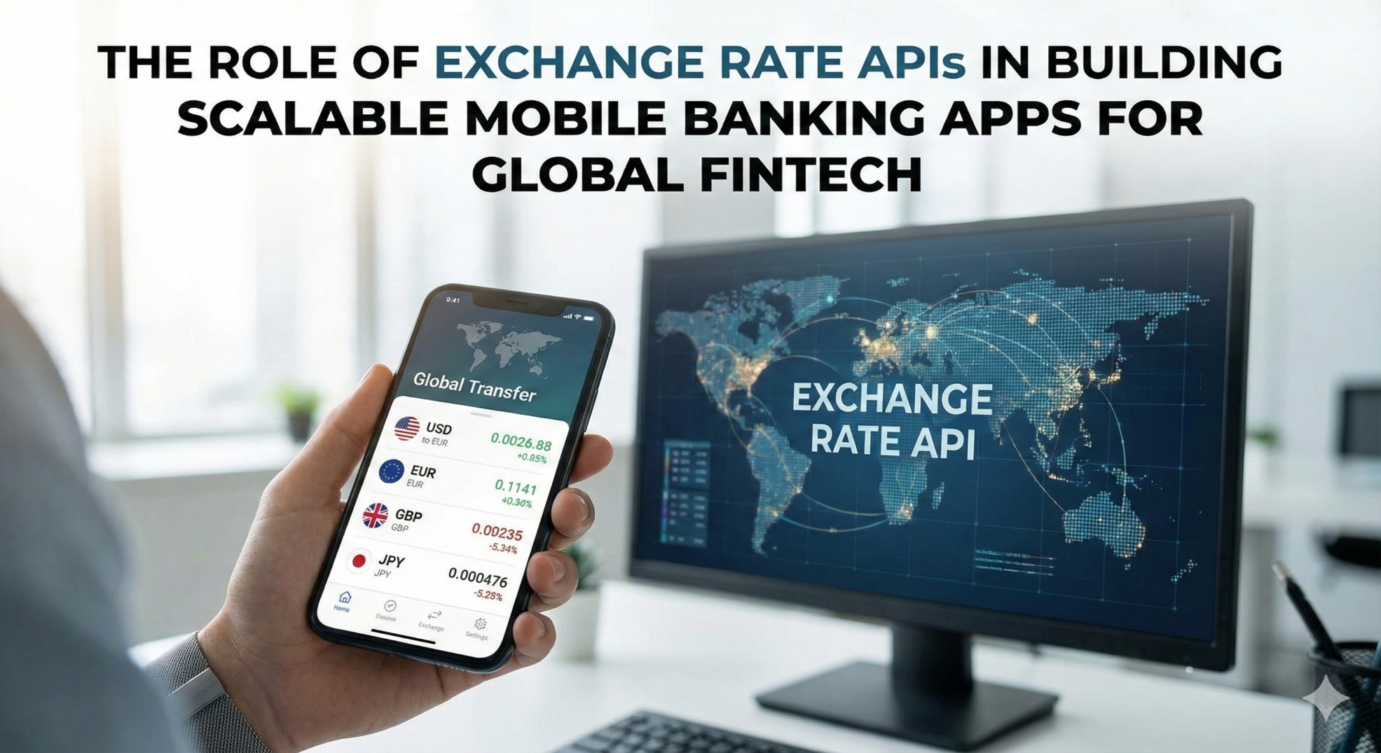 Exchange Rate API for Fintech: How Mobile Banking Apps Scale with Real-Time FX